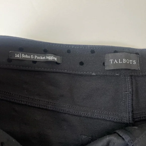 Black Polka Dot Pants - Picture 3 of 4